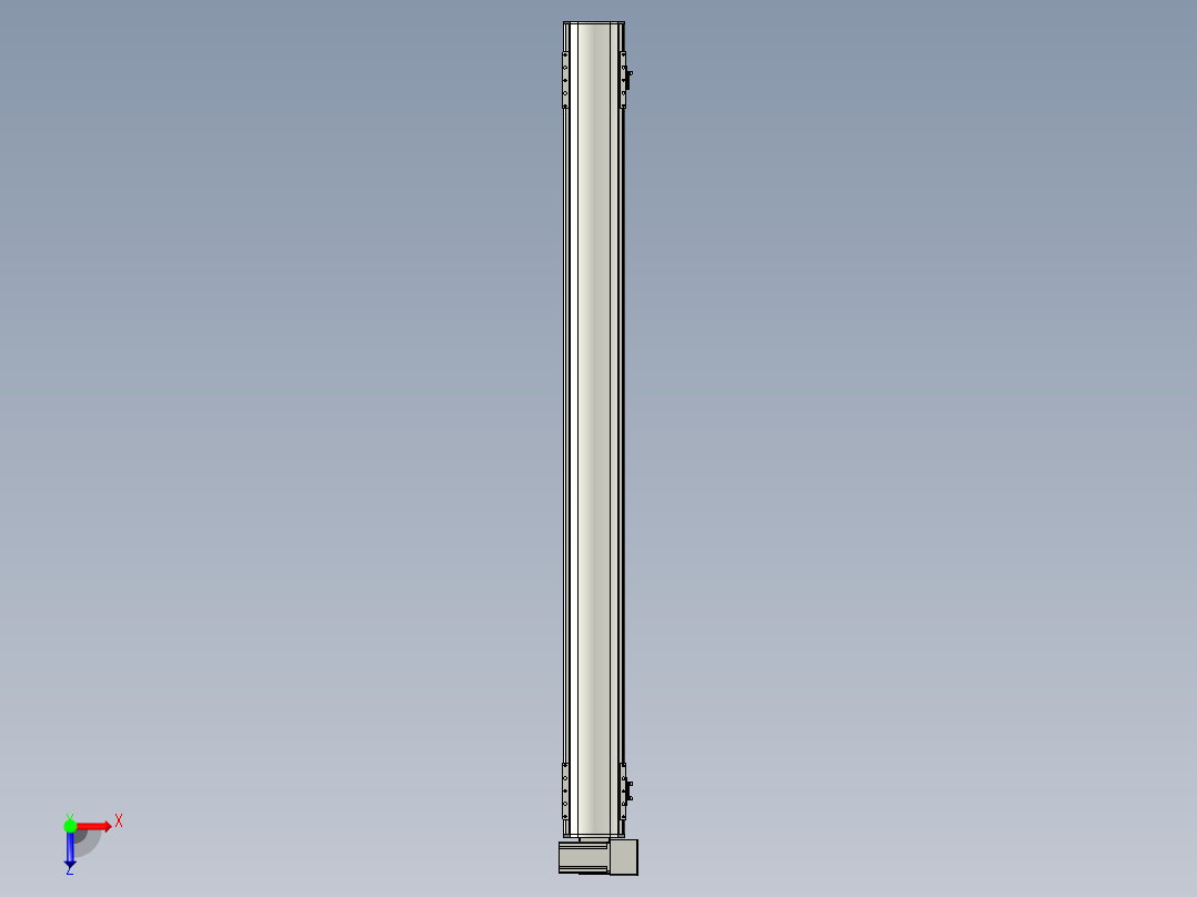 直线模组WG-LHB12-S1350-RU设计图纸俯视图