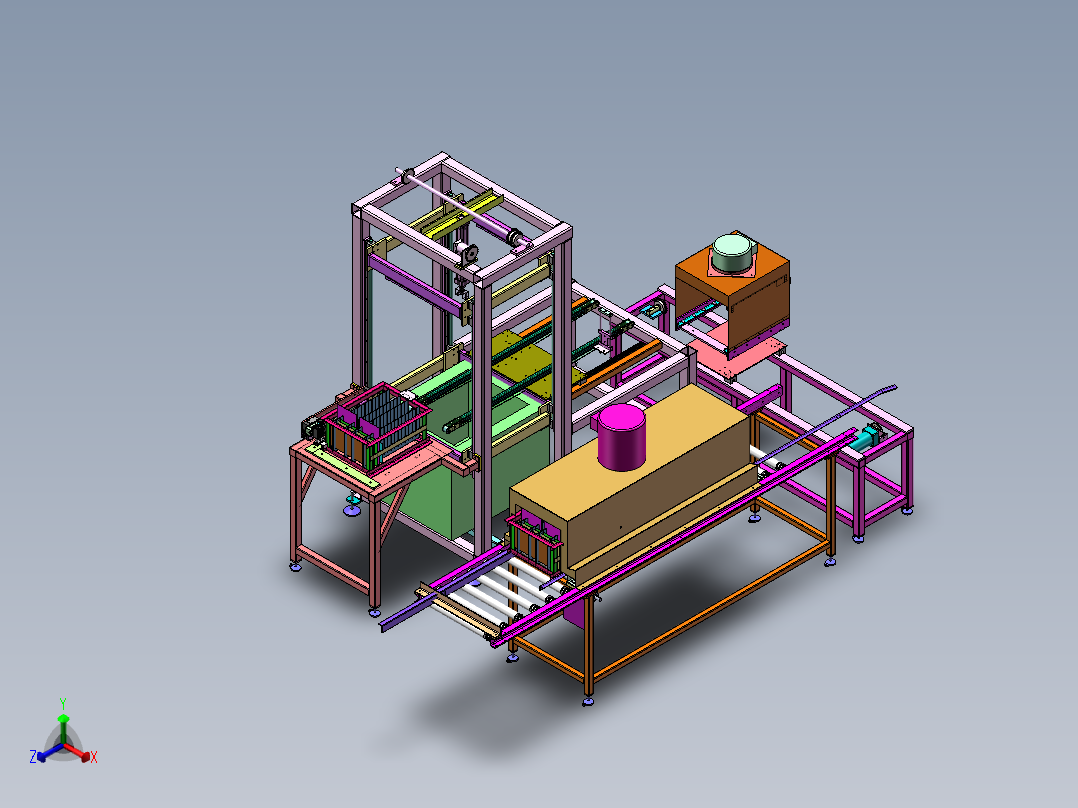 2023.02月-基板清洗自动化sw18正等轴测图
