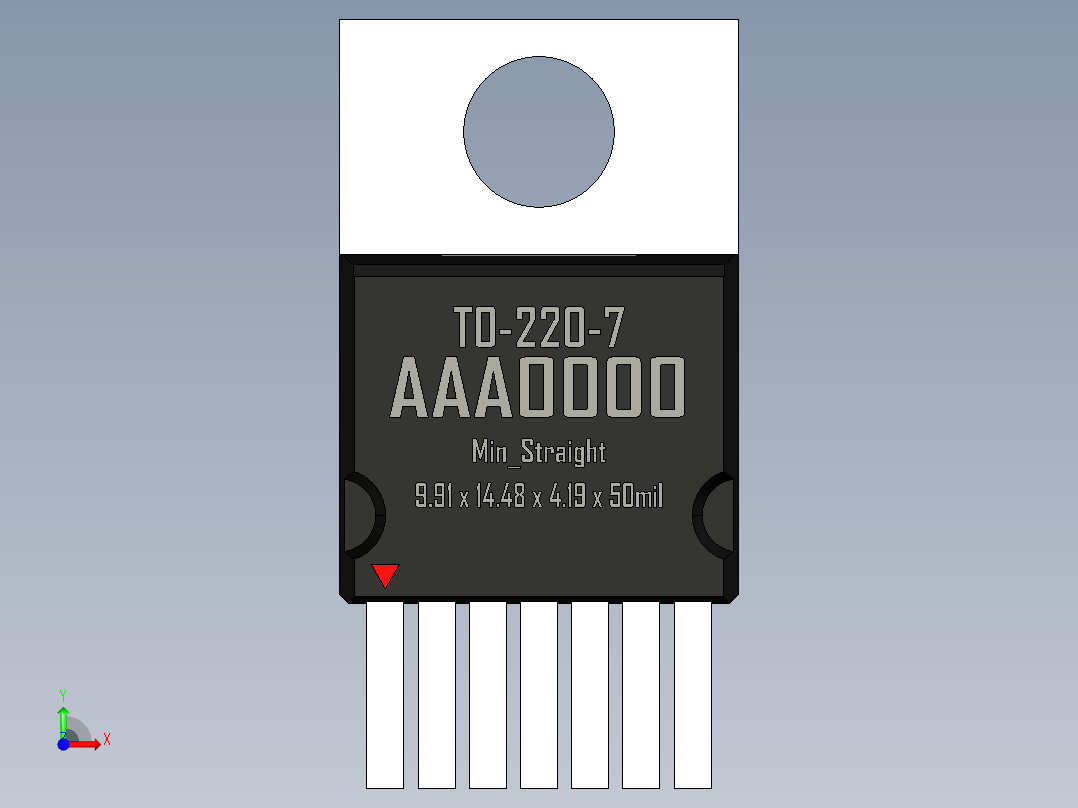 封装-TO-220-7_Min_Straight_rev1.0.rar前视图