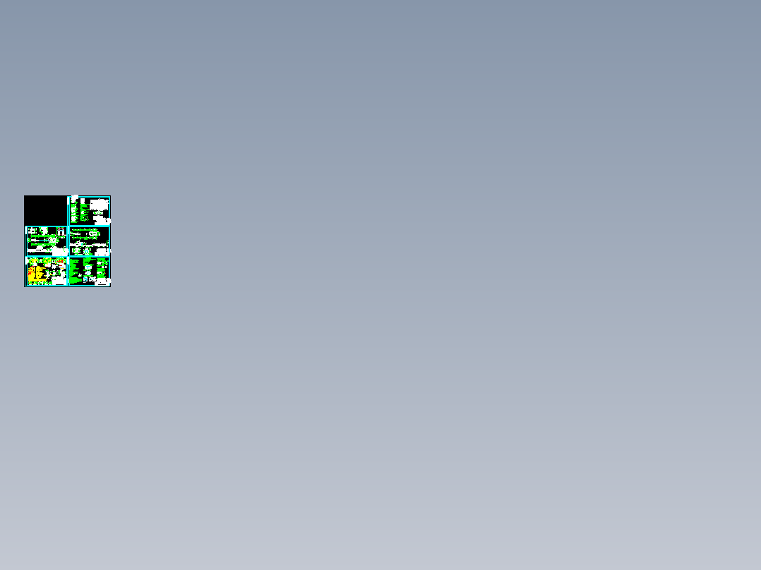 工厂大门施工及结构cad设计图