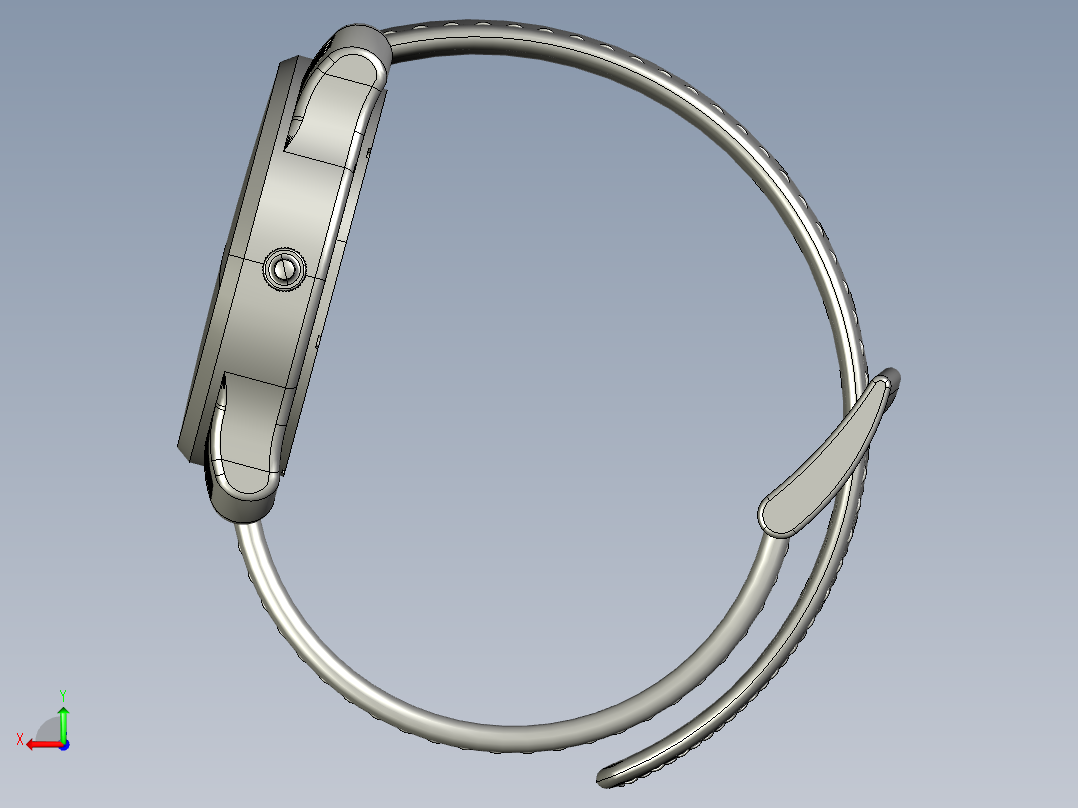 帆船手表后视图