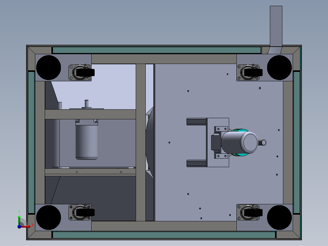 理瓶机设计前视图