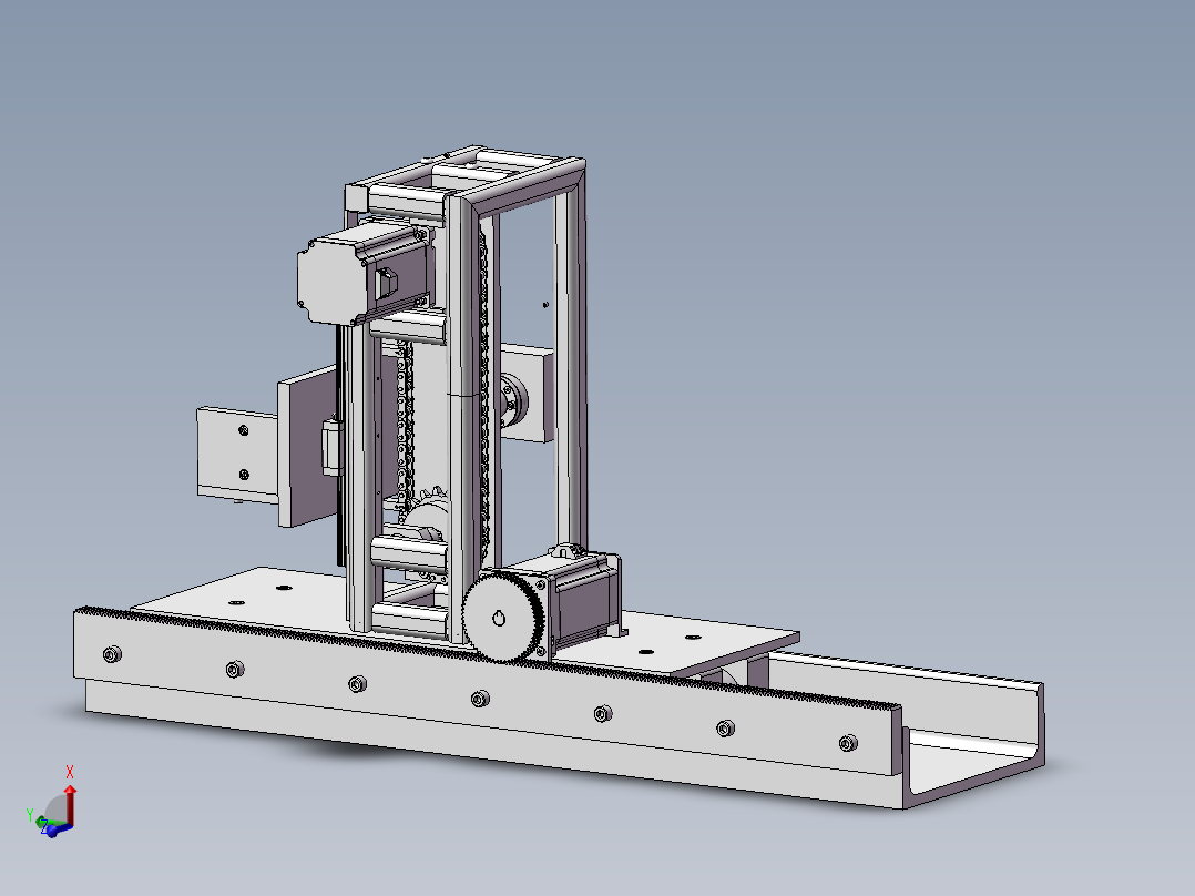 齿条链条移动机