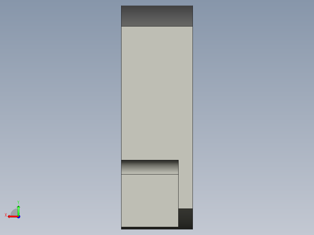 基恩士CV-C11plate2_kc图纸模型后视图