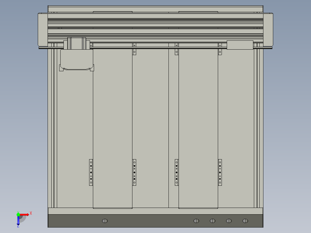 同步带桌面式平台B5441-57步进版俯视图