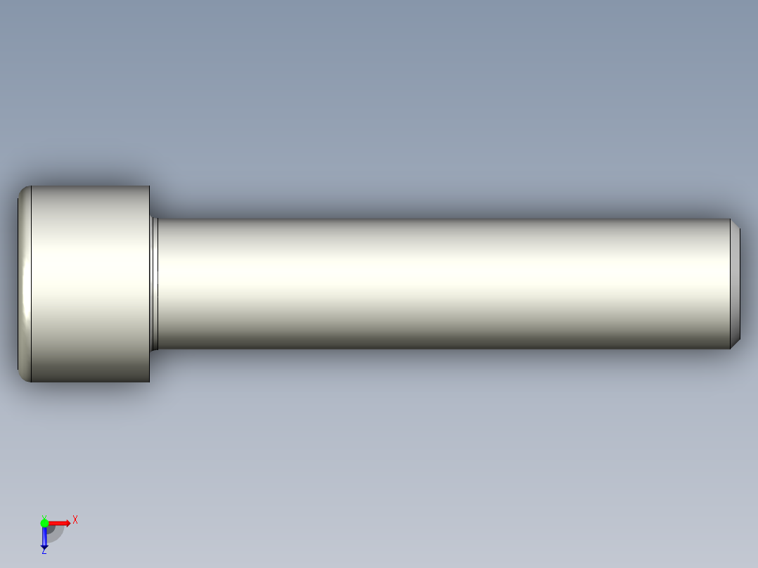 螺钉-DIN_912-M20x90.stp俯视图