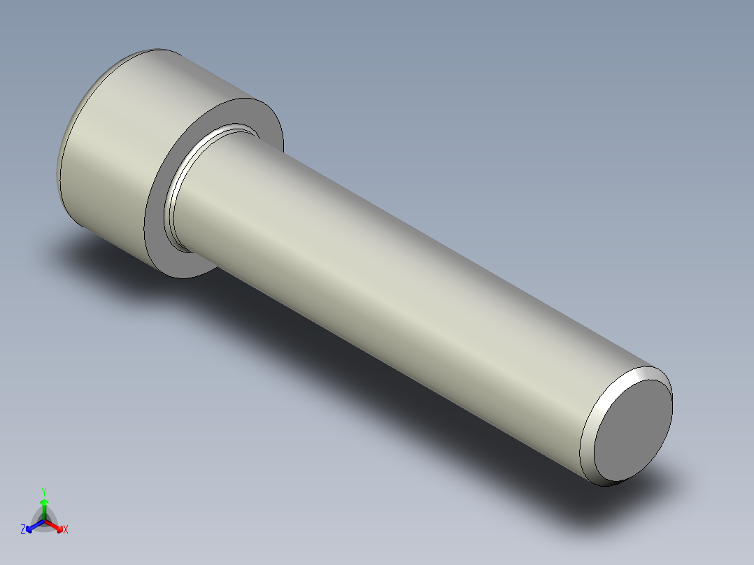 螺钉-DIN_912-M20x90.stp正等轴测图