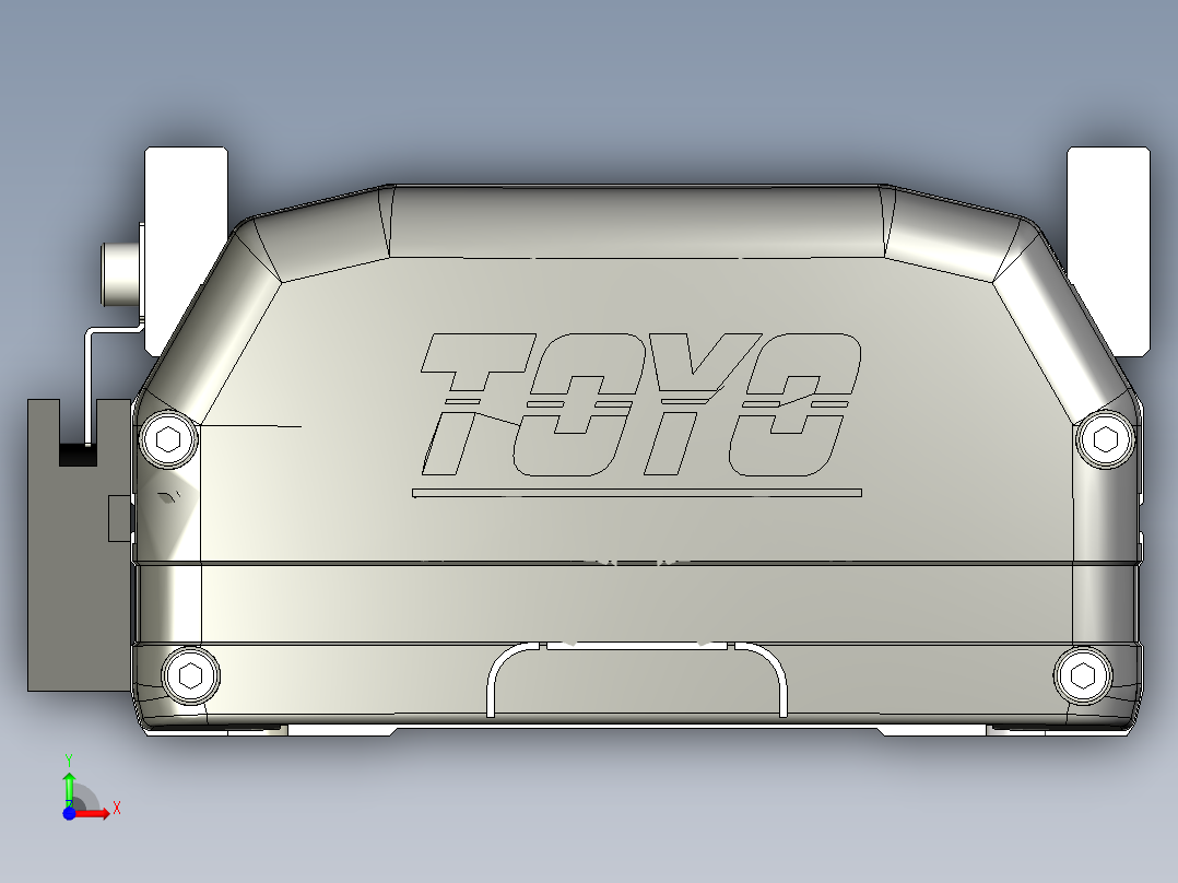 Toyo东佑达直线模组-ETH13-1000-BC-400W+煞車前视图