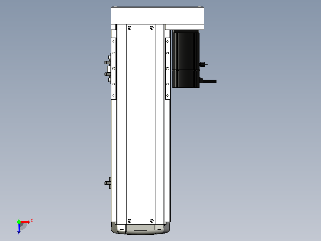 Toyo东佑达直线模组-ETH14-250-BR-200W+煞車俯视图