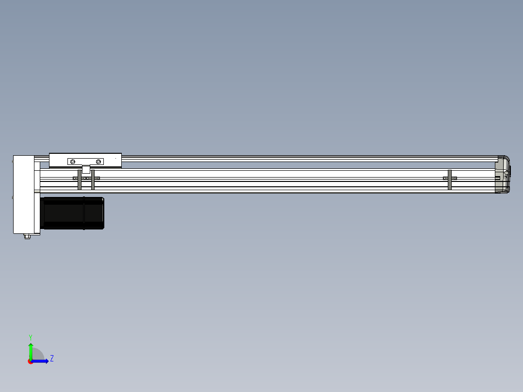 Toyo东佑达直线模组-ETH14-700-BM-400W左视图