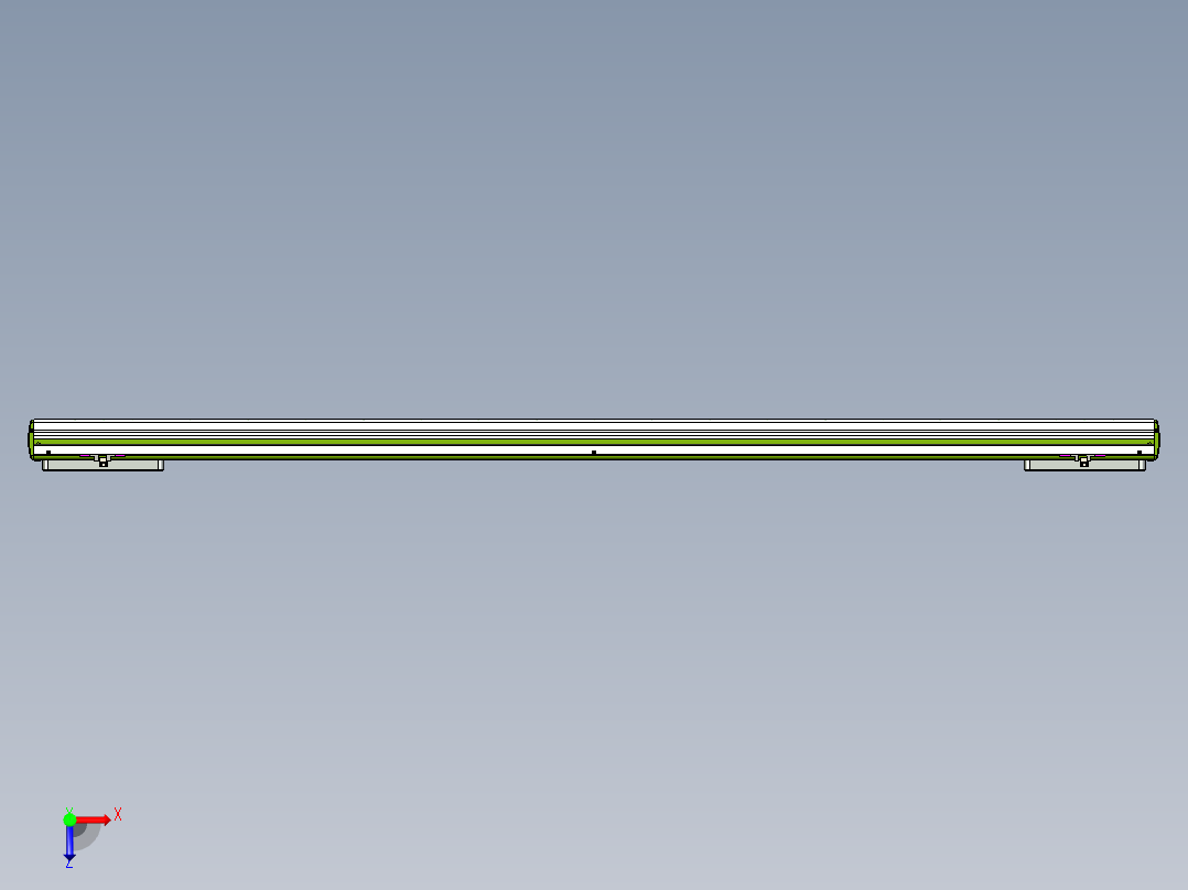 威洛博LC系列3d模型模组2LC14S2Y-S1450俯视图