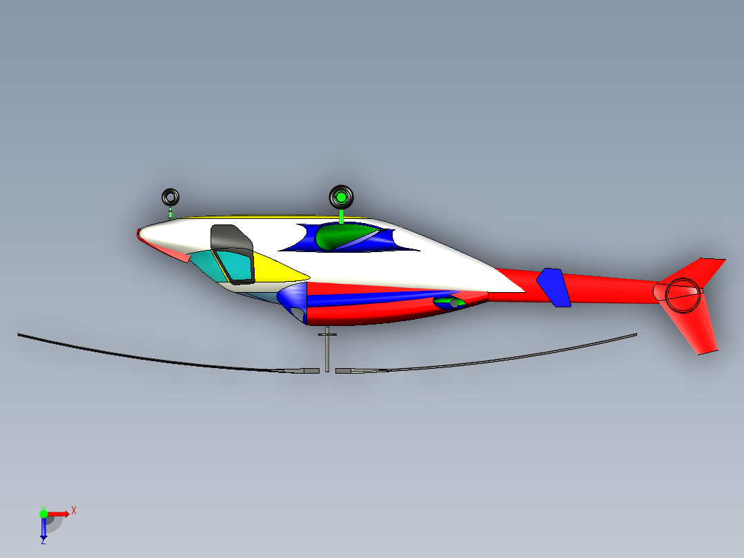 飞机2 (5)俯视图