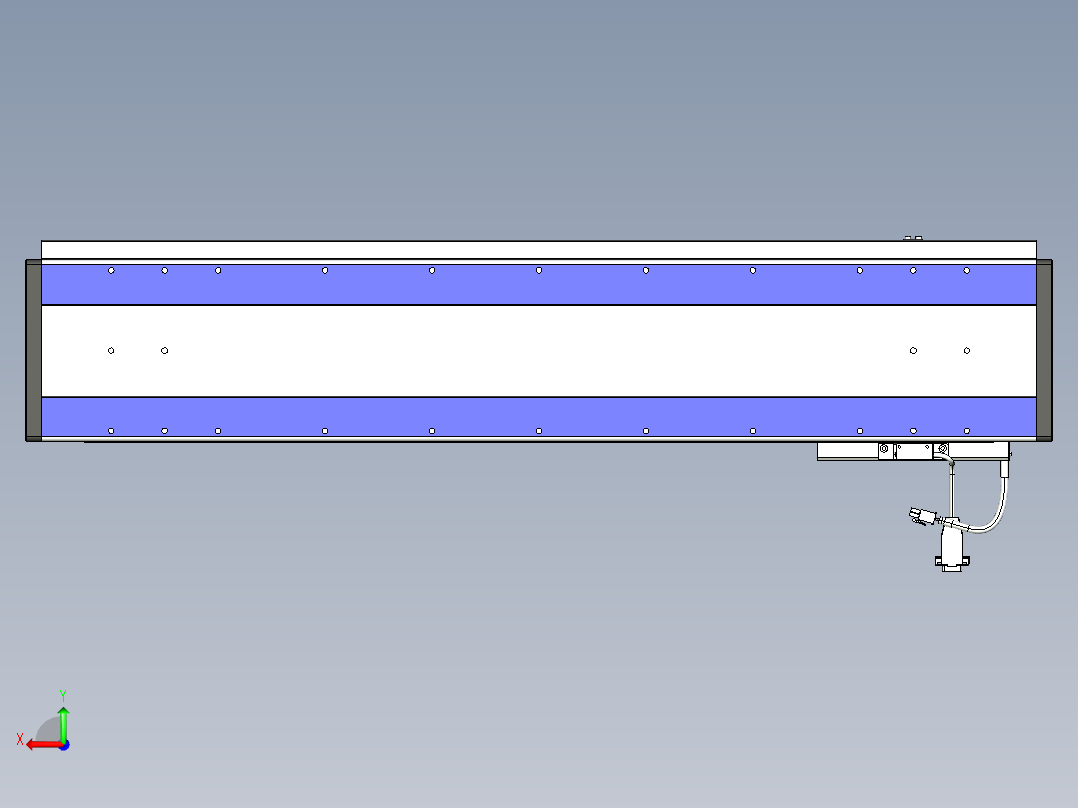 威洛博VL系列3d模型模组VL17E2Y-S700后视图