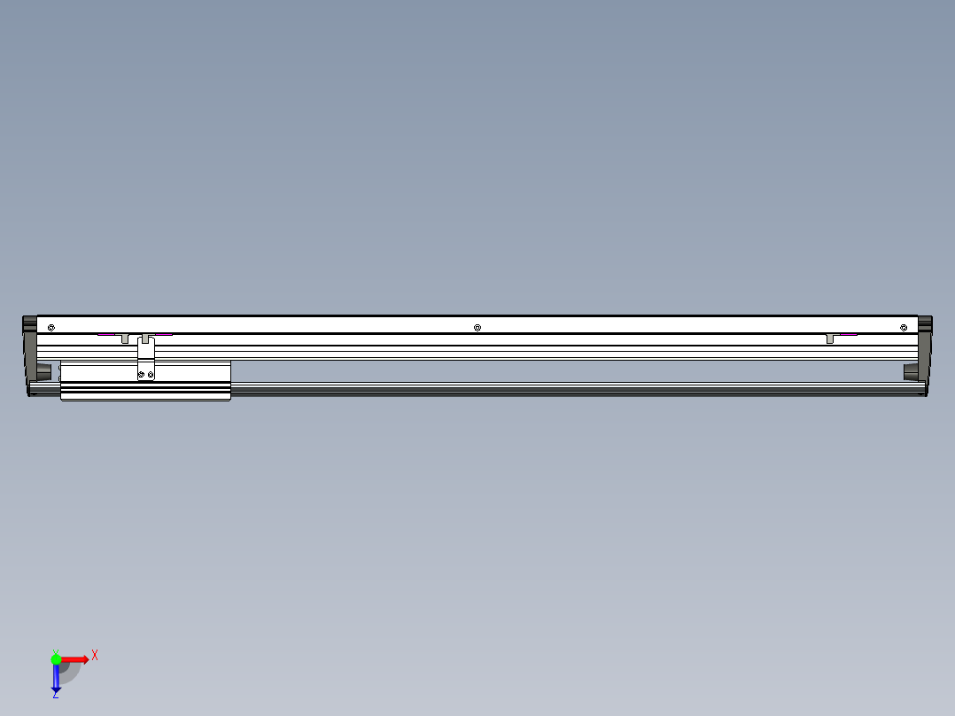 威洛博VL系列3d模型模组VL17E2Y-S700俯视图