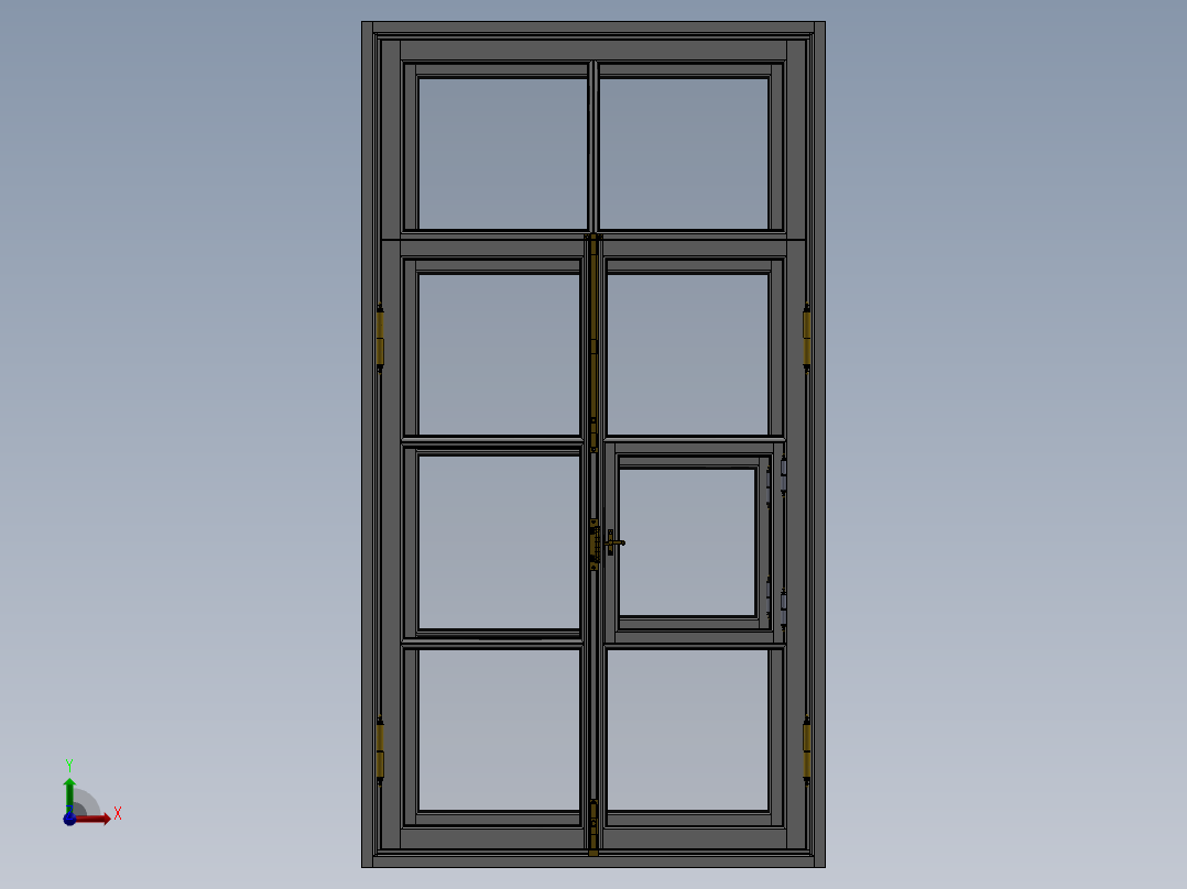 12个窗口前视图