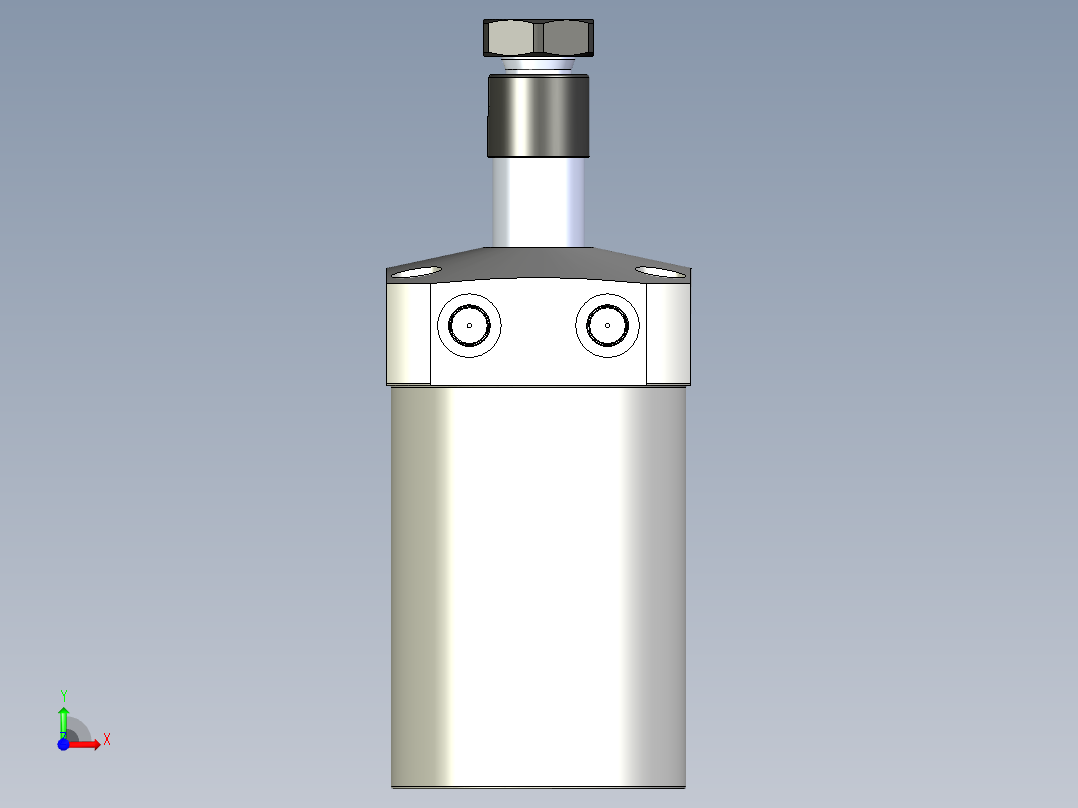 KOSMEKWHE2500-2AL多系列多零件图纸模型前视图