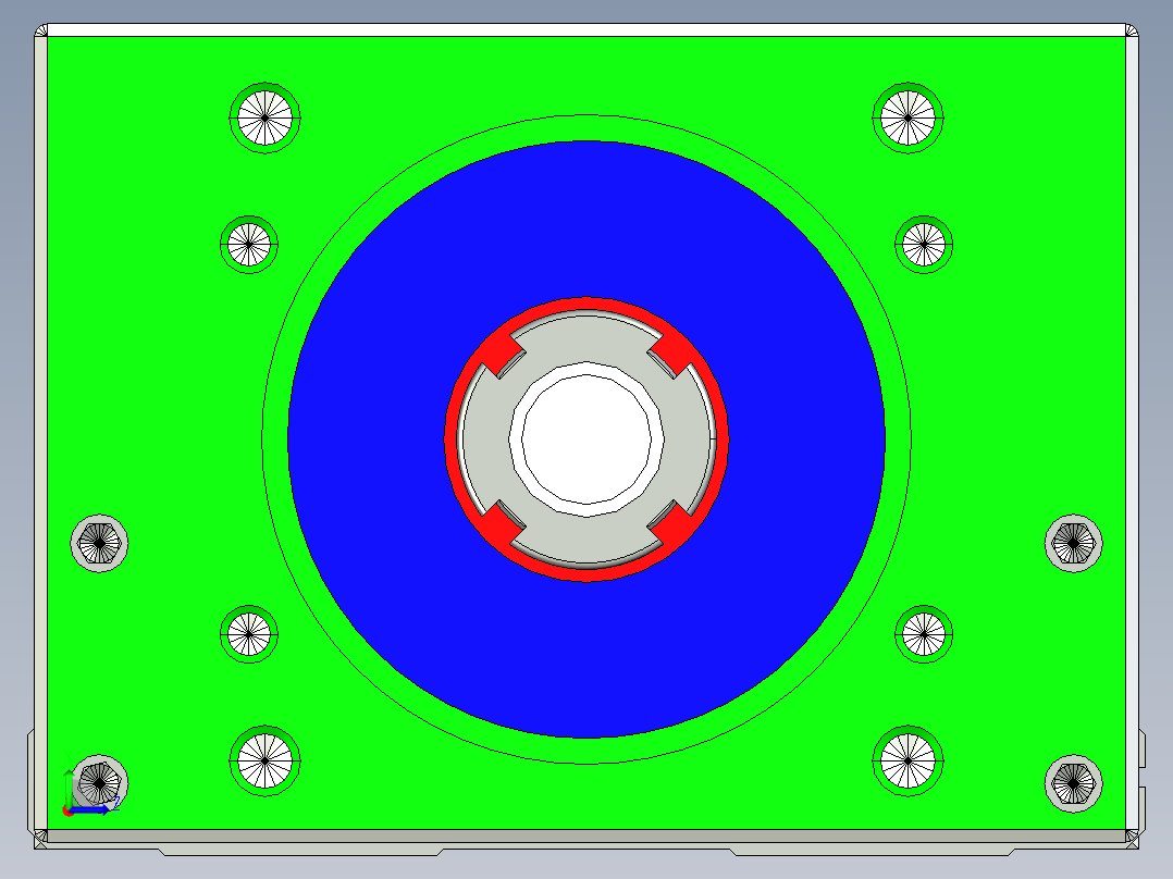 直线模组KKR86C-940A1-F0_W设计图纸左视图