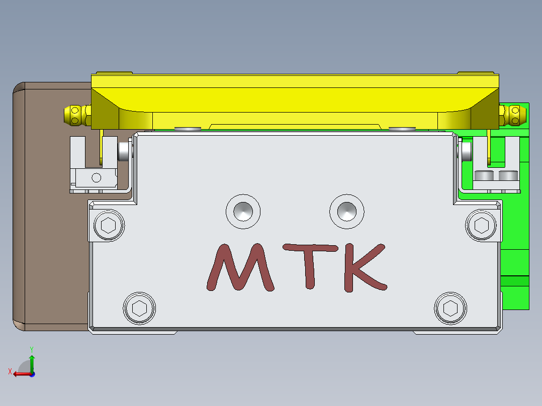 GTA内嵌同步带全封闭GTA12-R-400W后视图