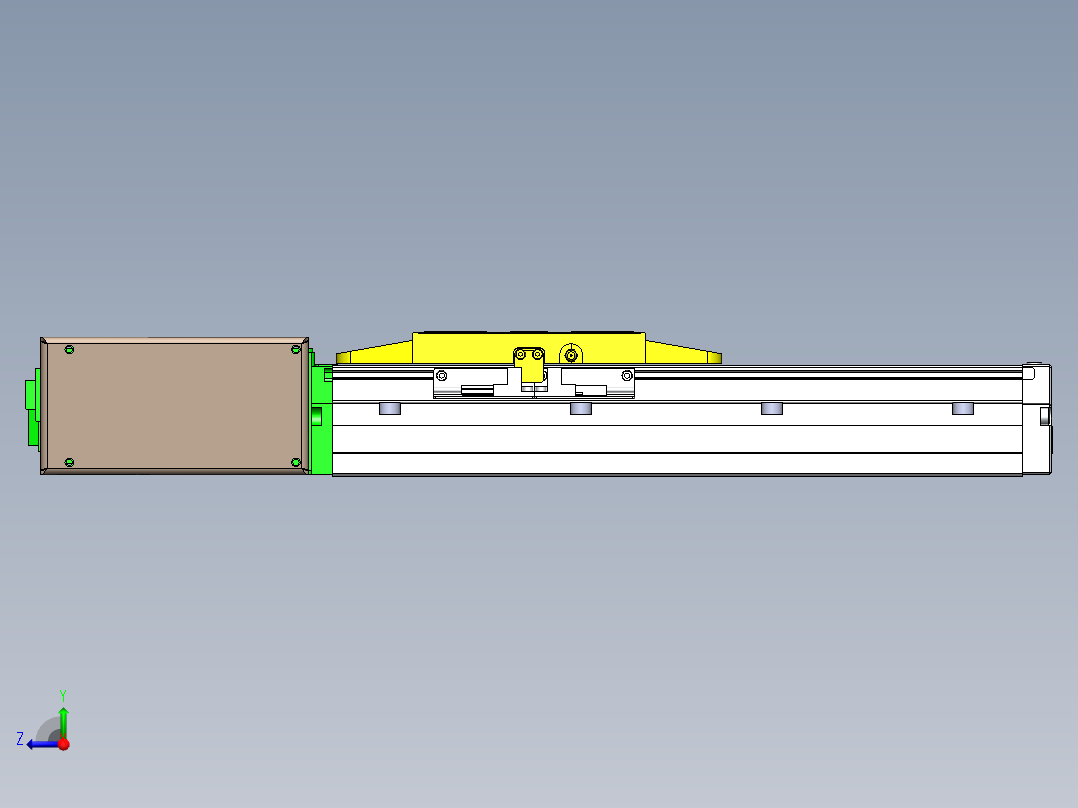 GTA内嵌同步带全封闭GTA12-R-400W右视图