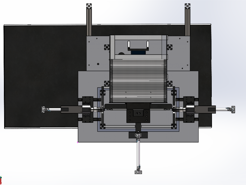 铁杆长轴双头攻丝机M8自动上下料自动攻丝（sw22可编辑+工程图）