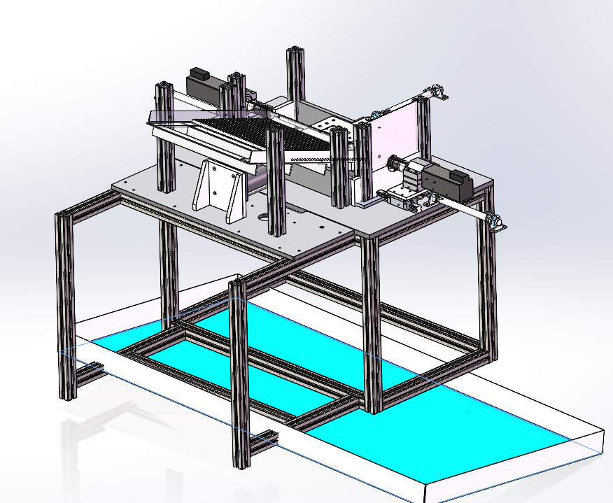 铁杆长轴双头攻丝机M8自动上下料自动攻丝（sw22可编辑+工程图）