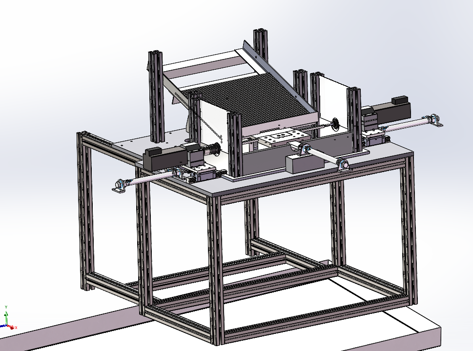铁杆长轴双头攻丝机M8自动上下料自动攻丝（sw22可编辑+工程图）