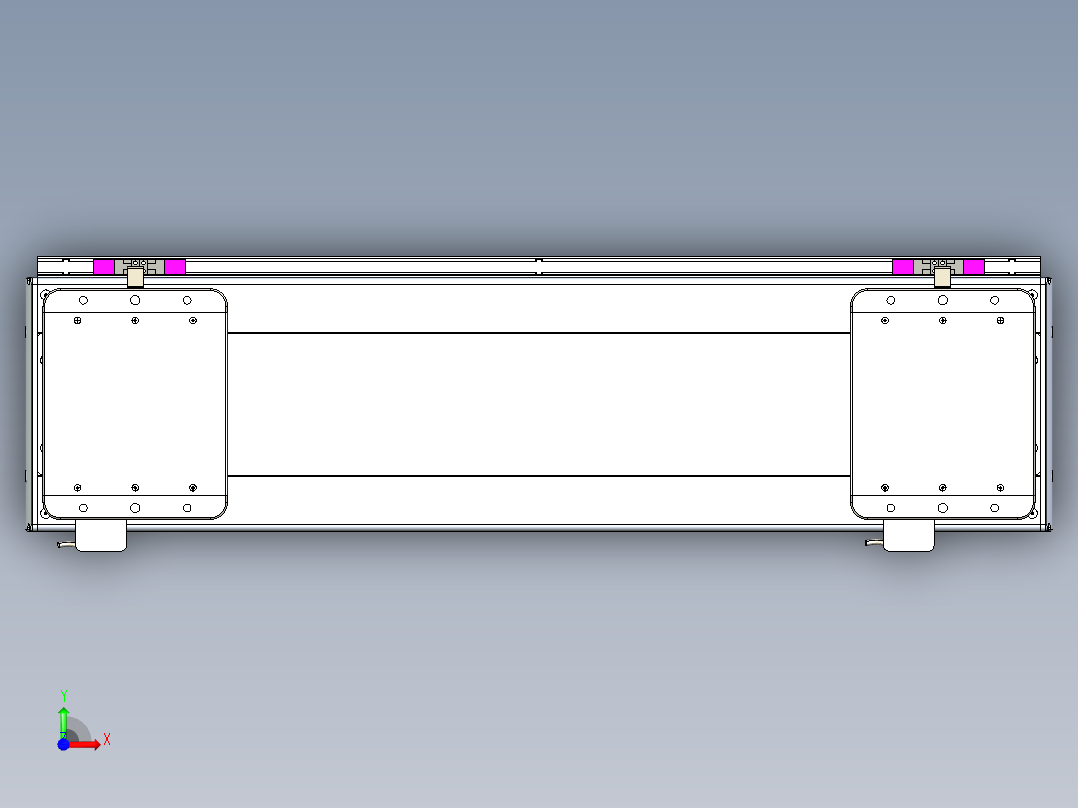 威洛博LC系列3d模型模组2LC22H1Y-S500前视图