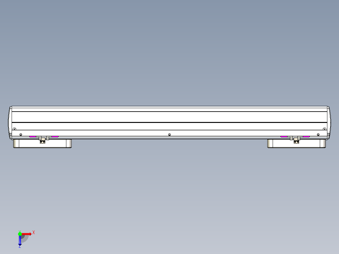 威洛博LC系列3d模型模组2LC22H1Y-S500俯视图