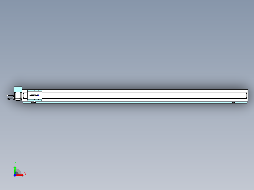 威洛博VBC同步带传动一无尘环境VBC14-L45-S2200-BRU-ZP75-C3前视图