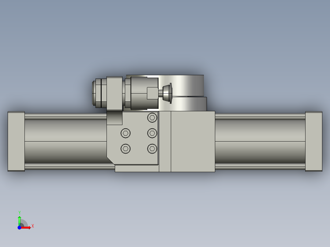 旋转气爪PRY80S-180前视图