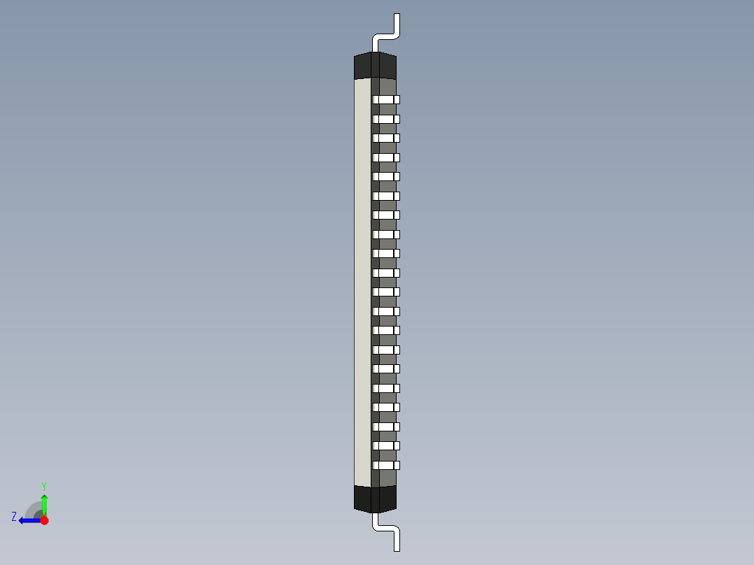 元器件3D封装TQFP80_FPT-80P-M15192右视图