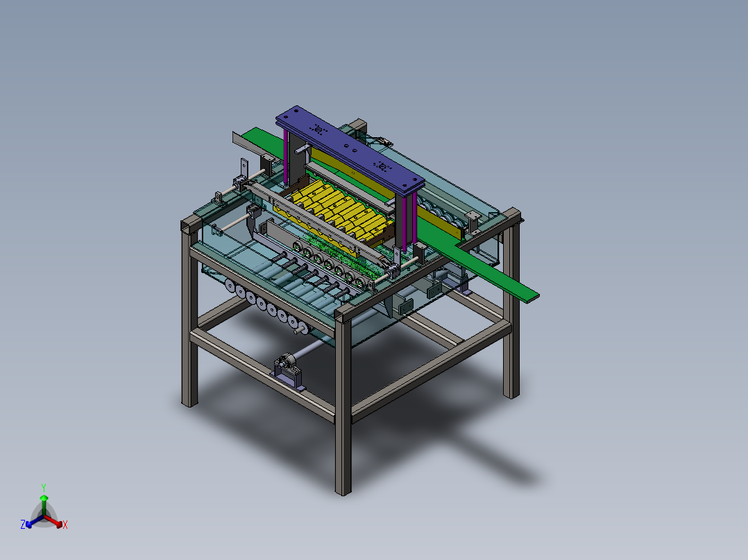 新型清洗机正等轴测图