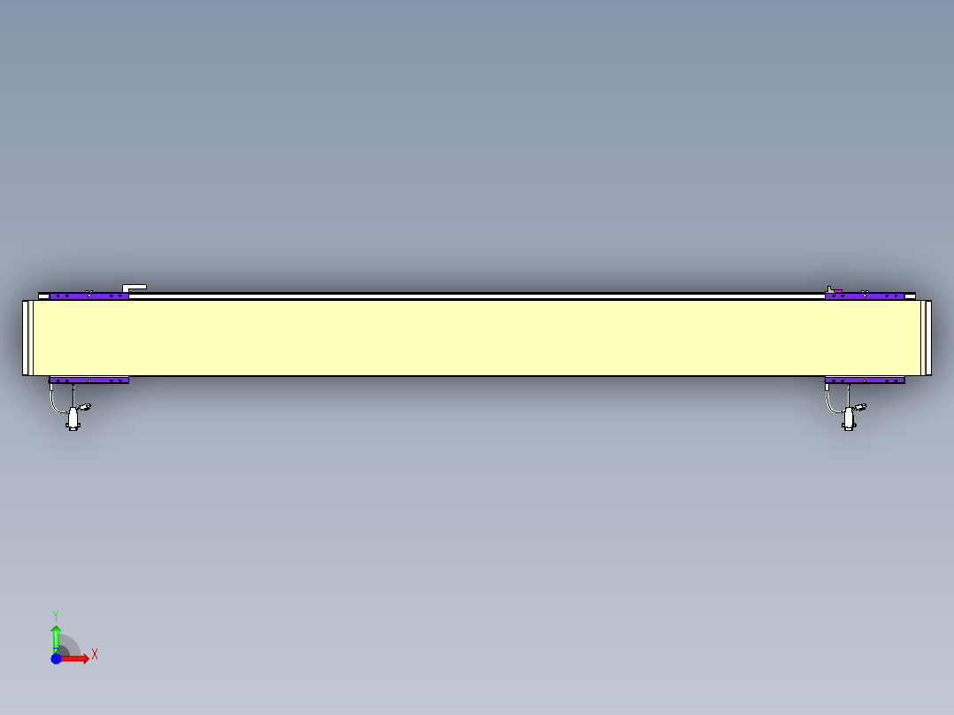 威洛博VL系列3d模型模组2VL17E2Y-S1550前视图