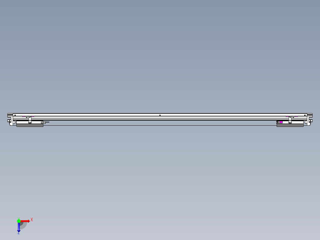 威洛博VL系列3d模型模组2VL17E2Y-S1550俯视图