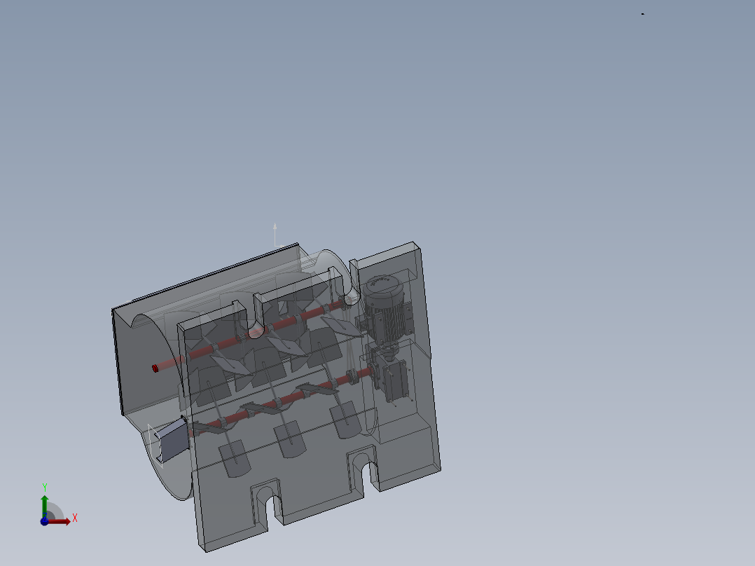 粉状物料混合机设计含SW三维图==1051820==300前视图