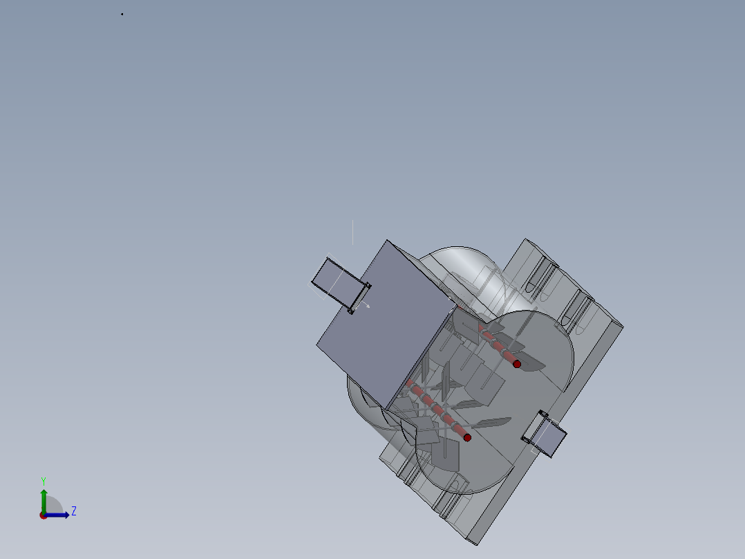 粉状物料混合机设计含SW三维图==1051820==300左视图