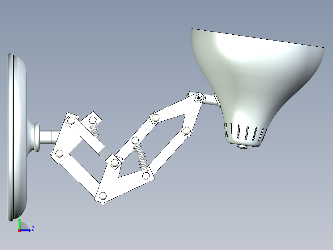 皮克斯的标志性灯左视图