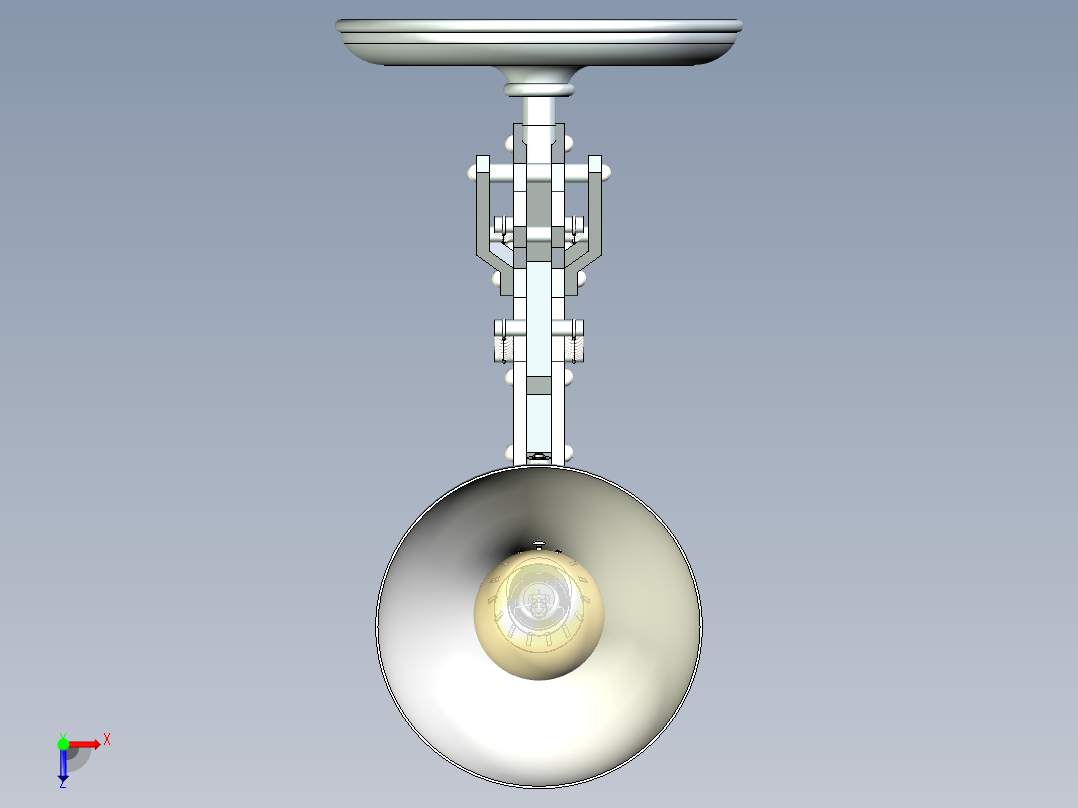 皮克斯的标志性灯俯视图