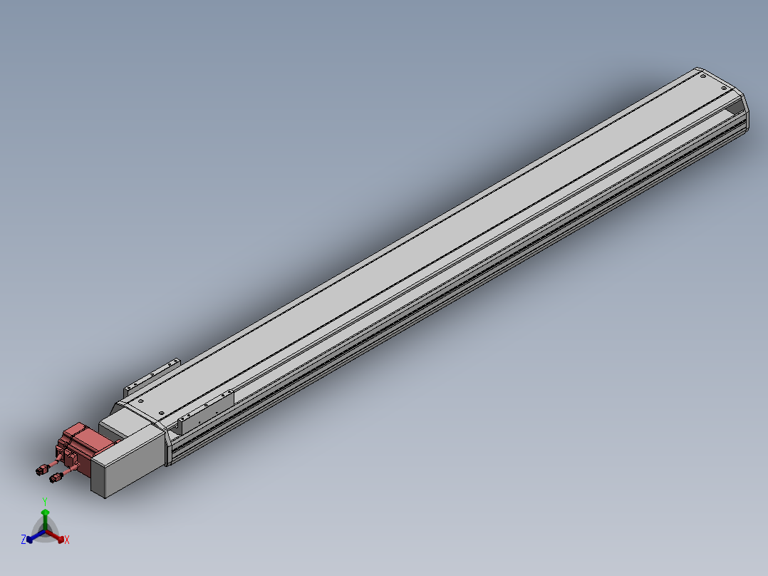 精密模组MT170-L125-1400-R-M75-C4正等轴测图