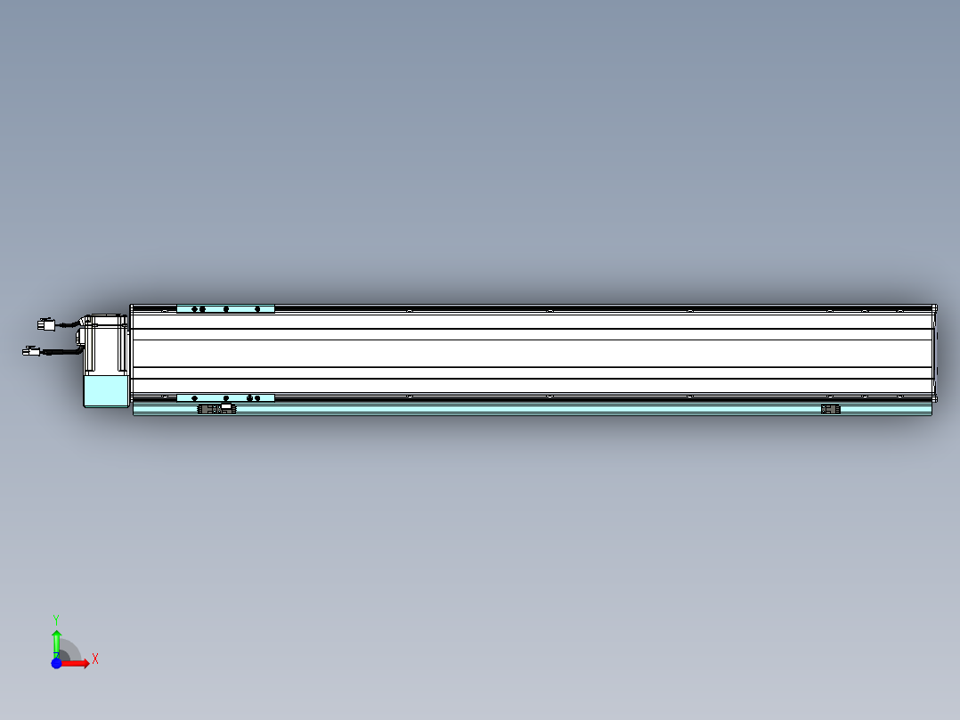 威洛博VBF同步带传动一般环境VBF14-L45-S850-BLU-ZP40-C3前视图