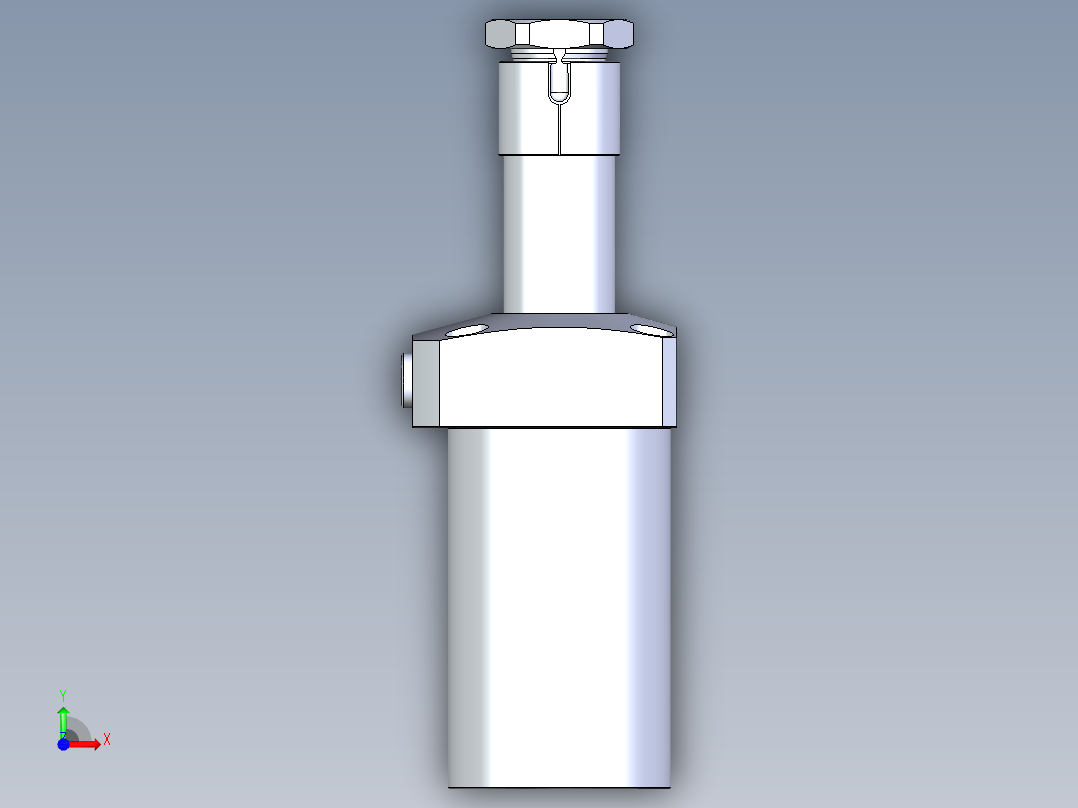 KOSMEKLHA0900-CR-Q45多系列多零件图纸模型前视图