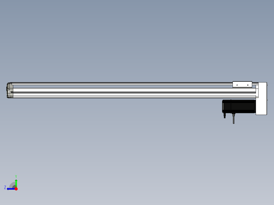 Toyo东佑达直线模组-ETH13-1000-BM-400W+煞車右视图