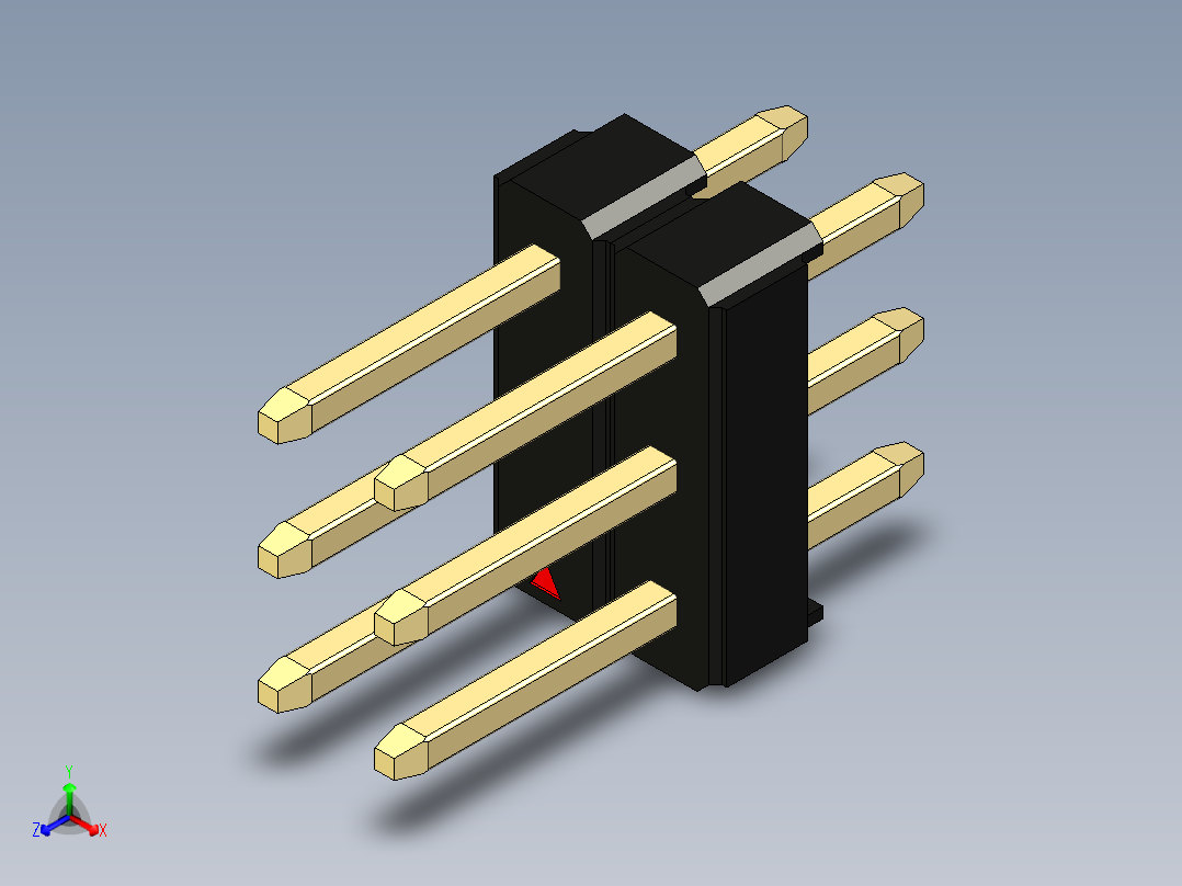 彩色公头100mil（2.54mm）系列-DS1021_black_3x02p_100mil_Type1_rev1.0