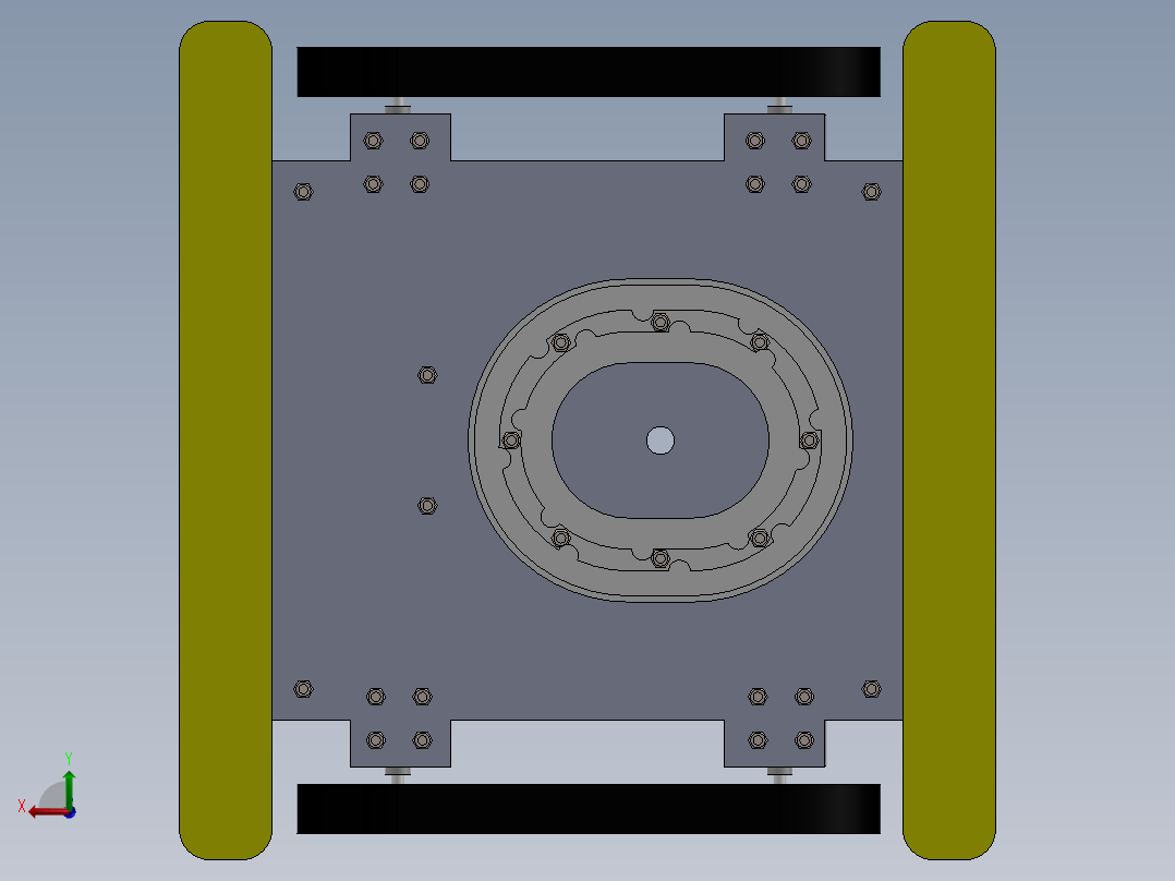 擦玻璃机器人（三维+课设+程序+原理图）后视图
