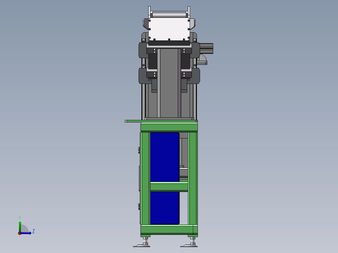 棒料上料机左视图