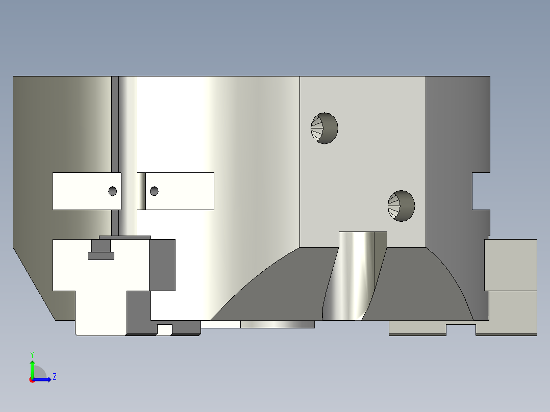 普通气爪PH14-100S左视图