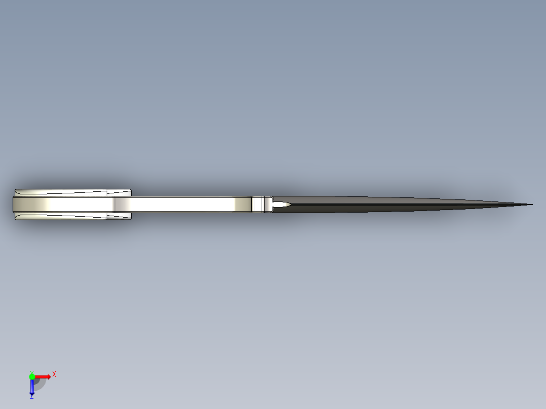 AB0016刀 CSGO俯视图