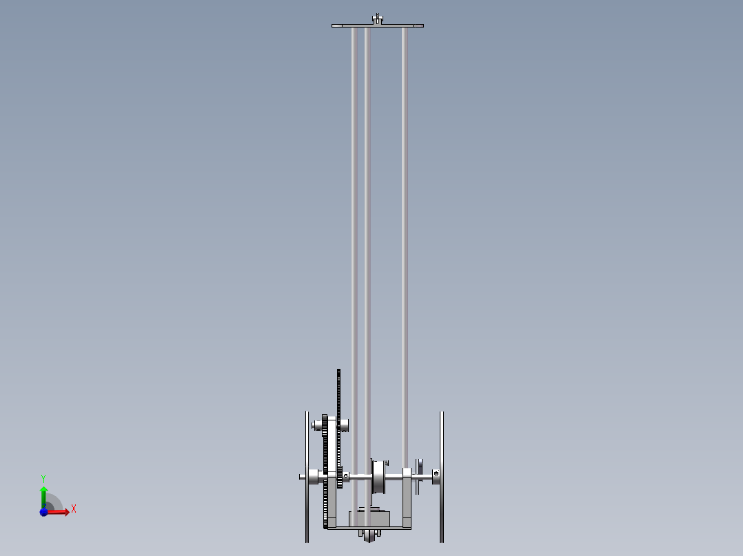 无碳小车最终版前视图