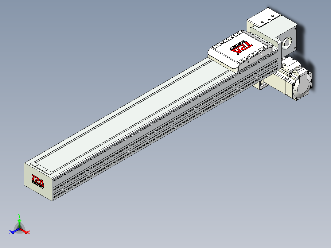 同步带全封闭直线模组TPA-HCB-85D-90-L500-RP-Y-P20-N3