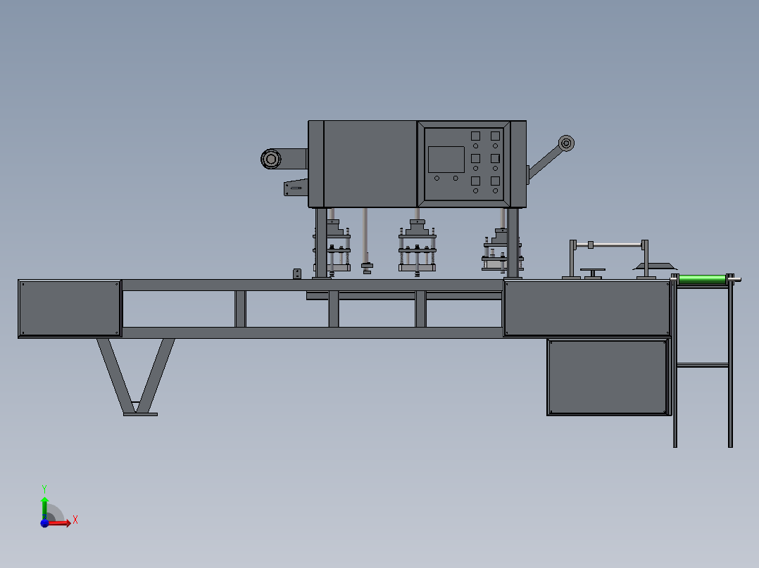 1出3封口机前视图